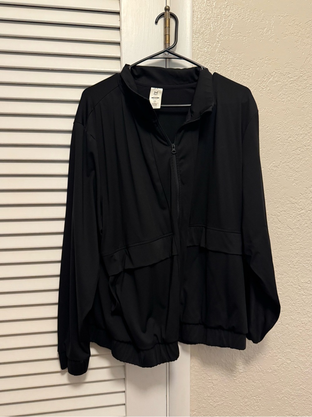 Member’s Mark - Black Women's Lightweight Zip-Front Jacket